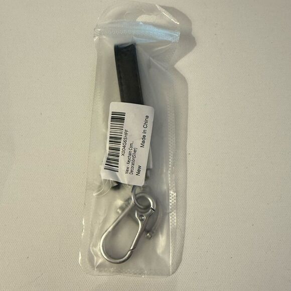 Tesla Key Fob Keychain in Black Leather NWT - Picture 4 of 4